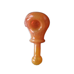 Bubble Rattle Glass Hand Pipes with Gold Fuming | 1 Carton, 250pcs