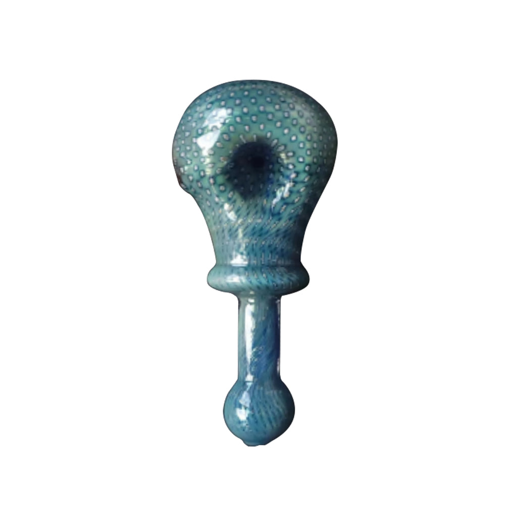 Bubble Rattle Glass Hand Pipes with Gold Fuming | 1 Carton, 250pcs