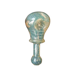 Bubble Rattle Glass Hand Pipes with Gold Fuming | 1 Carton, 250pcs