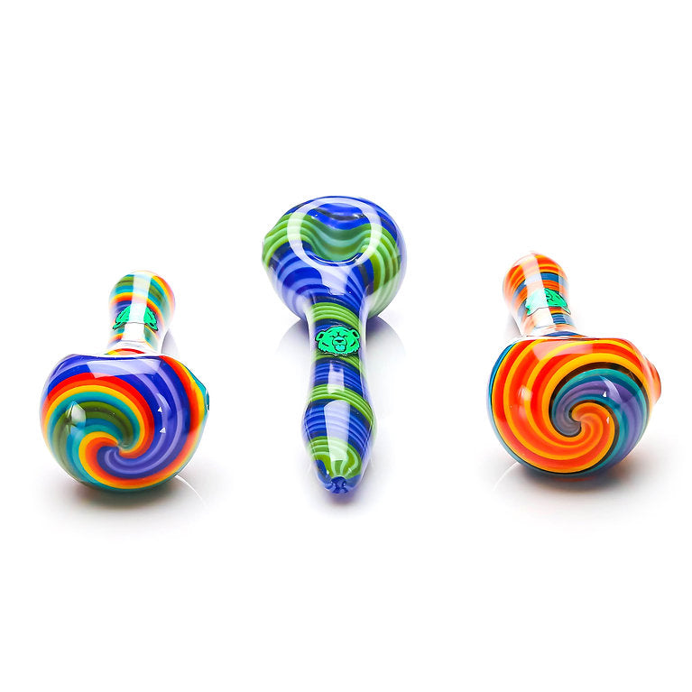 5' Wigwag Glass Spoon Handpipe | 1 Carton, 250pcs