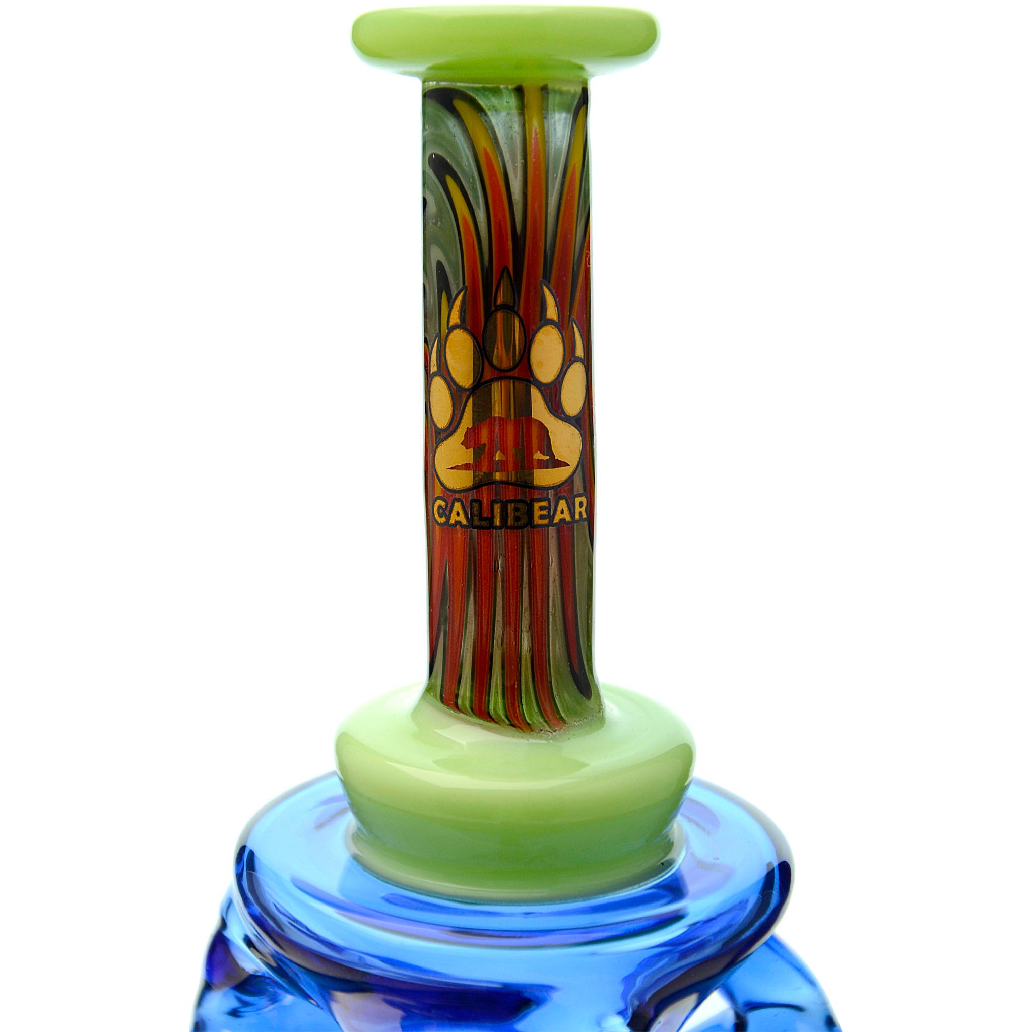 Wigwag Glass Dab Rig Glass Recycler with Encased Opal