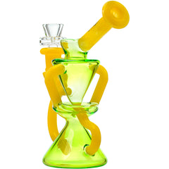 6.6 Inch Hand Crafted US COLOR  Dab Rig with Opal