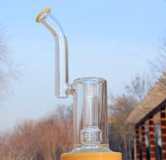 Bent neck bong with SOL perc| CALIBEAR Water Pipe Calibear  